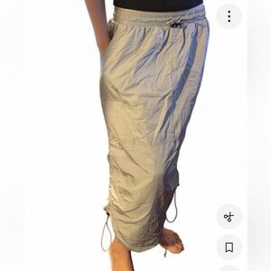 Wild Fable Light Gray Midi Skirt